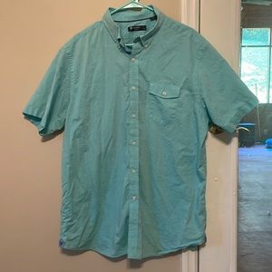 Cremieux aqua button down.